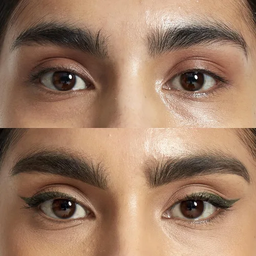 Vista 5 de Lápiz de ojos NYX mecánico., Oliva dorada