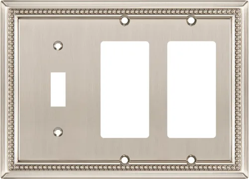 Vista 74 de Henne Bery Sunken Pearls Placa de Pared Decorativa de Servicio Pesado Placa de Interruptor Cubierta de Tomacorriente