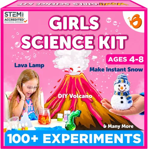 Butterfly EduFields - Kit de ciencia para niñas de 5 a 7 años, 6 a 8 años