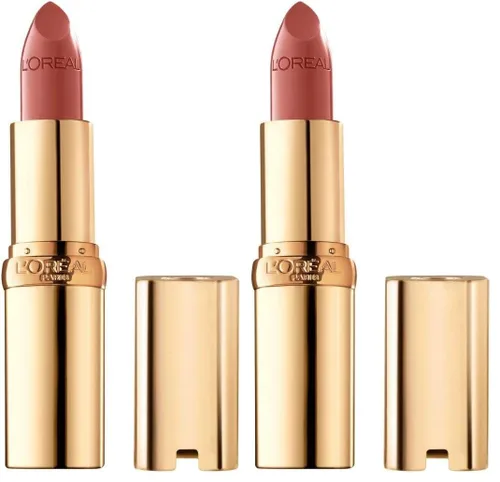 Vista 29 de L'Oreal Paris Colour Riche Original Cremosa, Barra de labios satinada cremosa e hidratante con aceite de argán y vitamina E, Sugar Plum, 1 unidad