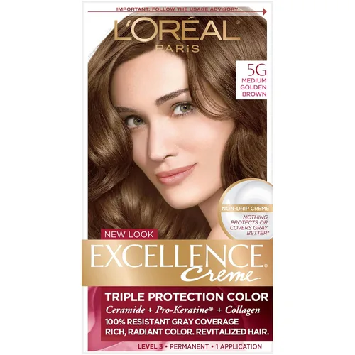 Vista 63 de L'Oreal Paris Excellence Crème Tinte Permanente para el Cabello, Color de Cabello de Triple Cuidado con Complejo Pro-Keratina para una Cobertura