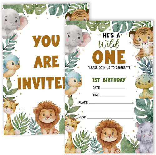 Vista 8 de Tarjetas de invitación para fiesta de cumpleaños, celebración de fiesta de tren de vapor, 2do cumpleaños Chugga Chugga Two Two Train, suministros