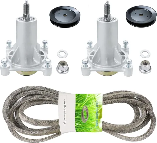 Vista 14 de 187292 Ensamble de eje para AYP/Craftsman YTH22V46 YTH24V48 YTH2448 de 42", 46", 48" y 54" cubiertas, Reemplazo para AYP 192870 532192870 532187292