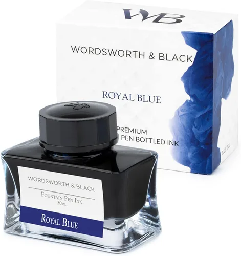 Vista 10 de Wordsworth and Black Botella de Tinta para Pluma Estilográfica (50 ml) Edición Premium de Lujo, [Negro Misterioso] Tinta Embotellada para Plumas