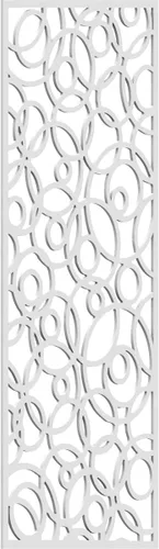 Vista 22 de 9 3/8 pulgadas de ancho x 24 3/8 pulgadas de alto x 1/4 pulgadas de alto, paneles de pared de madera con calado, roble rojo