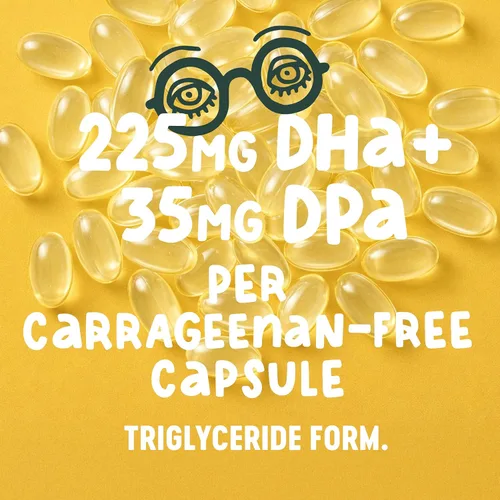 Vista 6 de Freshfield Omega 3 vegano, aceite de algas (algas), empresa libre de aceite de pescado, probado por terceros, sin carragenano, suplemento de DHA