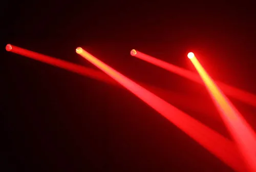 Vista 7 de Superdream Luz LED para escenario, luz de escenario para DJ, para fiesta de baile, boda, DJ, discoteca, espectáculo, espejo, iluminación de bola Rojo