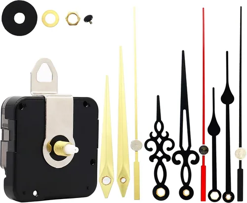 Vista 10 de TIKROUND Youngtown 12888 - Movimiento para reparación de reloj, eje de 19mm (3/4 pulgada) de longitud, rosca de 11mm (7/16 pulgada) de longitud.