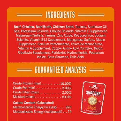 Vista 4 de Stella & Chewy's Tiras de Carne de Res Alimentada con Pasto y Pollo - Bolsas de Comida Premium para Perros - Perfectas Para Comedores Exigentes