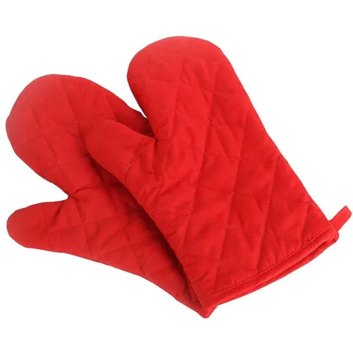Vista 8 de Cornhusker Kitchen Paquete de aceite de cocina en aerosol de grasa de pato gourmet con par de guantes de horno rojos resistentes al calor Deco Chef