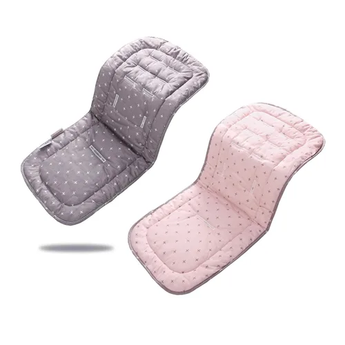 Vista 32 de Cojín para cochecito de bebé, inserto de asiento de automóvil infantil - reversible, universal, transpirable y suave, alfombrilla para cochecito