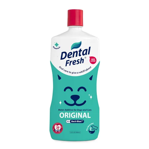 Vista 11 de Dental Fresh Aditivo de agua para perros y gatos, fórmula avanzada, 8 onzas líquidas, placa y sarro para cuidado bucal diario