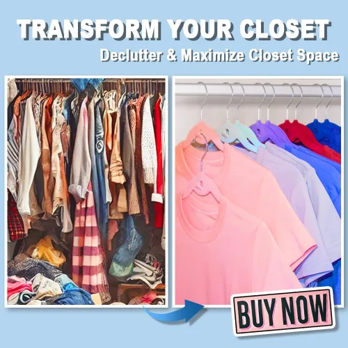 Vista 7 de Perchas de terciopelo multicolor de alta calidad con mini ganchos, paquete de 50 unidades, antideslizantes, perchas para ropa en cascada que ahorran