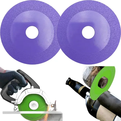 Vista 8 de Disco de corte de vidrio, rueda de sierra fina, corte de cerámica de vidrio para amoladora angular, rueda de hoja de sierra de diamante ultrafina