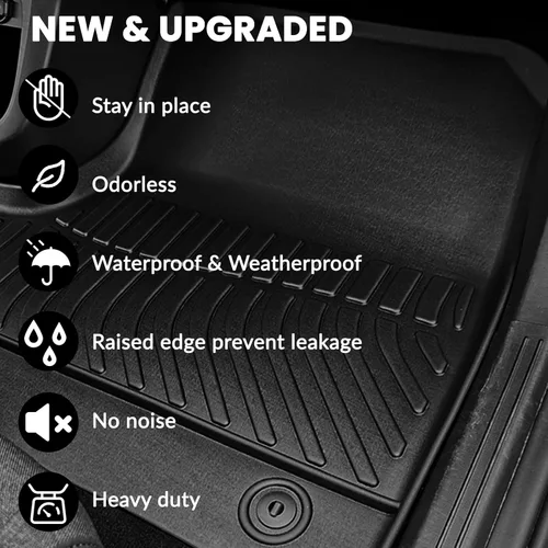 Vista 6 de Auxko Alfombrilla de carga para todo tipo de clima, apta para Toyota 4Runner 2026 2025 de 5 plazas, versión de gasolina, accesorios protectores, sin