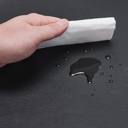 Vista 9 de BarberPub Sillas de sala de espera, banco de recepción de invitados de oficina resistente, sillas de vestíbulo tapizadas de piel sintética para Negro