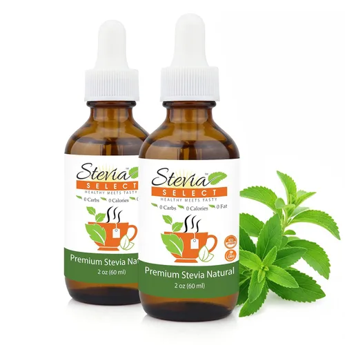 Vista 8 de Stevia Select Gotas líquidas de stevia llana, edulcorante cero calorías, extracto de stevia puro líquido natural, sustituto de azúcar a base
