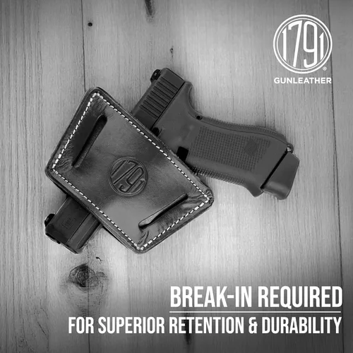 Vista 5 de 1791 Funda universal de cuero para pistola, OWB/IWB CCW, diestro y zurdo, compatible con Glock, HK, SIG Walther