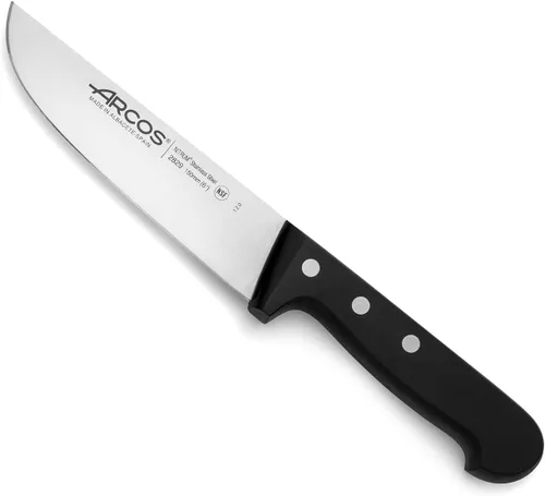 Vista 39 de Arcos Cuchillo para pan de acero inoxidable nitrum de 8 pulgadas y hoja de 7.874 in. Obtén una gran variedad de cortes para tu alimentación.