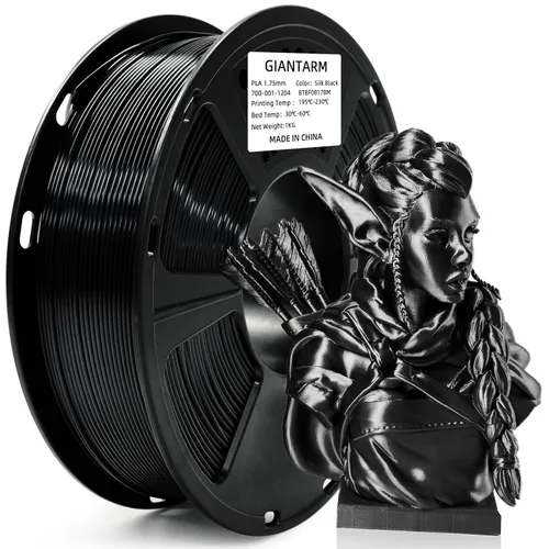 Vista 34 de GIANTARM - Filamento para impresora 3D, 2 piezas de filamento pla rojo, carrete de 1 kg (2.2 lbs), precisión dimensional de 1.75 mm +/- 0.03 mm