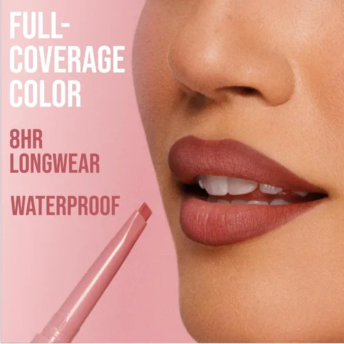Vista 5 de BUXOM Power Line Delineador de Labios Voluminizador, de Larga Duración, Impermeable y Retráctil, Lápiz de Labios, Fórmula Hidratante con Péptidos