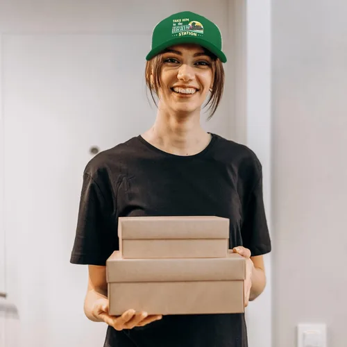 Vista 6 de Caps Take Him to The Train Station Dad Hat, Vintage Cap for Men