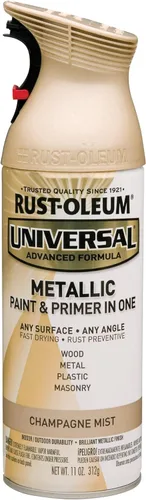 Vista 97 de Rust-Oleum 267298-6PK Pintura en aerosol martillada universal para todas las superficies, 12 onzas, blanco, paquete de 6