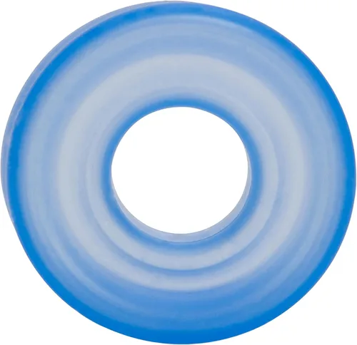 Vista 3 de CalExotics Advanced Silicone Pump Sleeve - Bomba de pene masculino Accesorio de anillo de confort - 3 pulgadas - Azul