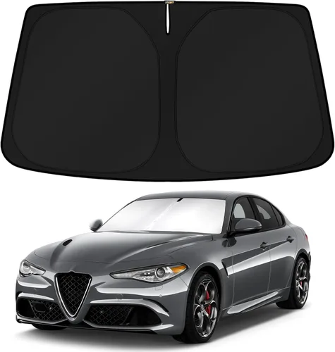 Vista 46 de KUST Parasol para parabrisas para BMW X1 F48 2016, 2017, 2018, 2019, 2020, 2021, 2022, accesorios de ajuste personalizado, parasol plegable