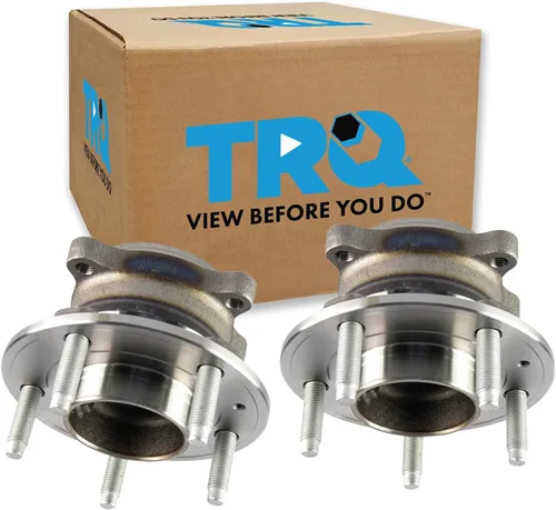 Vista 82 de TRQ Conjunto de rodamiento y cubo de rueda delantera de 2 piezas compatible con Chevrolet Trailblazer 02-09, Trailblazer EXT 02-06, GMC Envoy 02-09