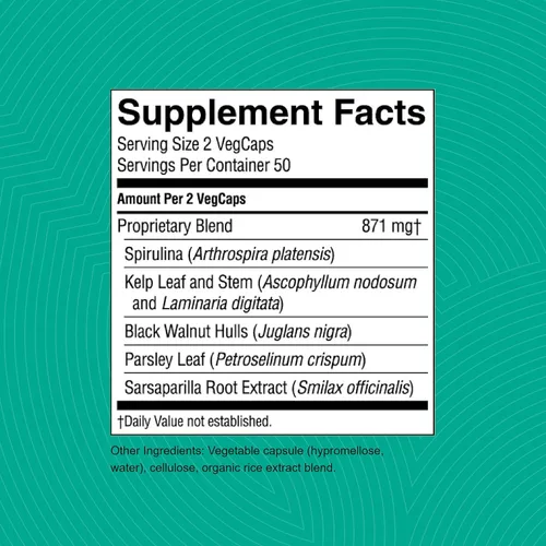 Vista 3 de Nature's Sunshine Activador de la tiroides 100 Cápsulas