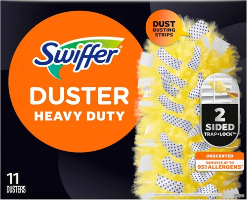 Vista 15 de Swiffer Plumeros de repuesto para limpieza, alternativa desechable de plumas y microfibra, para quitar el polvo de muebles, persianas, ventiladores