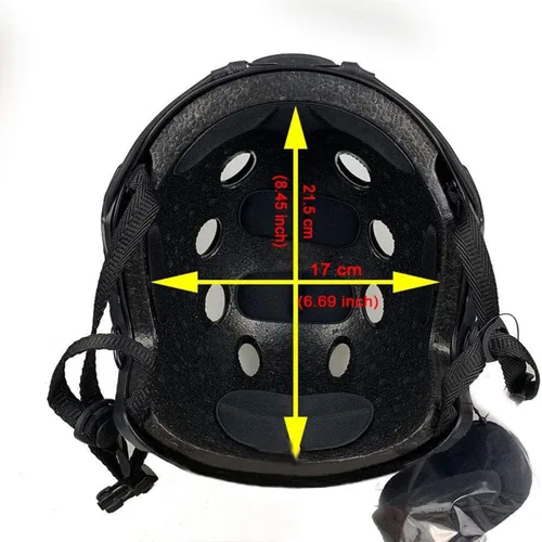 Vista 8 de Airsoft PJ Style - Casco táctico rápido para paintball