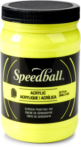 Vista 6 de Speedball 004657 Tinta acrílica para serigrafía, 32.0 fl oz, 32 onzas líquidas, color negro