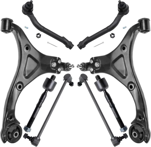 Vista 234 de Detroit Axle - Kit de brazos de control delanteros de 8 piezas para Toyota Sienna 2004-2010, 2 brazos de control inferiores con rótulas, 4 barras