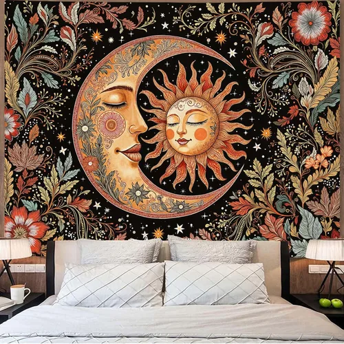 Vista 30 de Accnicc - Tapices Boho de Sol y Luna10127AXS