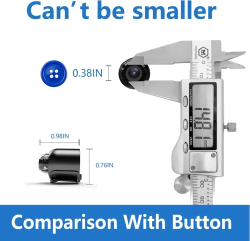 Vista 2 de New Smallest Wireless WiFi Camera,HD1080P Mini Camera,Smart Home Security Camera,Portable Smart Home Baby Monitor Cam with Night Vision,Motion