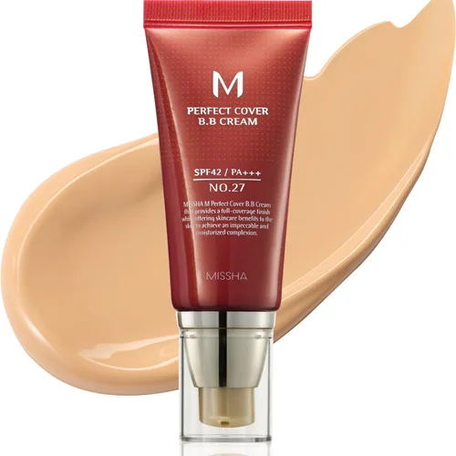Vista 10 de Missha - Crema BB M de cobertura perfecta, SPF 42 PA+++, (#13 beige claro), código de Amazon verificado para autenticidad, 1.7 onzas fluídas (50ml)