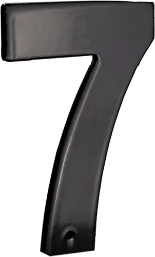 Vista 3 de Montague Metal Products - Números de casa individuales, escritos en letra Helvetica