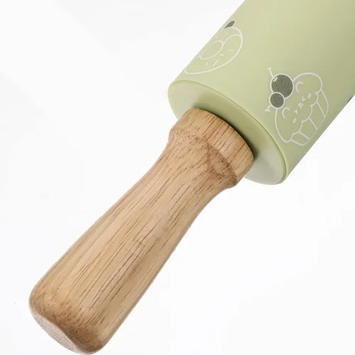 Vista 7 de LIFKOME Rodillo de silicona para pastelería, pizza, dumpling Skin Maker Docker para masa, ahorro de tiempo, suministros de horneado para pizza