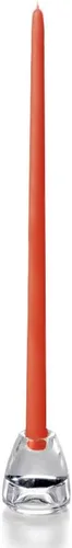 Vista 138 de yummi Velas cónicas naranjas de 12 pulgadas - 12 por paquete Naranja Brillante