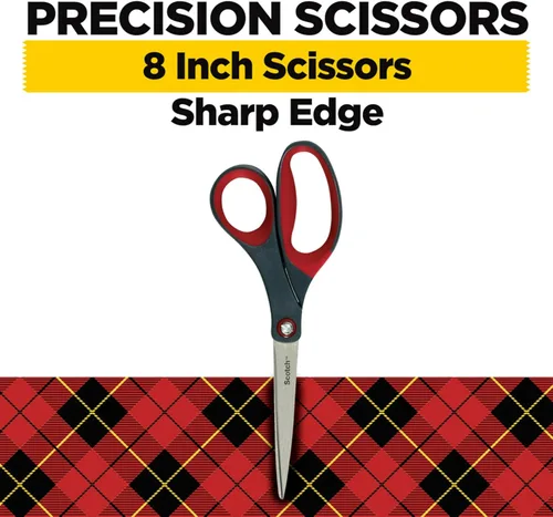 Vista 2 de Scotch - Tijeras de precisión de 6 pulgadas, ideal para uso diario (1446)