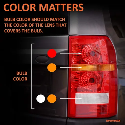 Vista 7 de Sylvania Zevo 3156 Bombilla LED (2 unidades), color rojo, Ambar