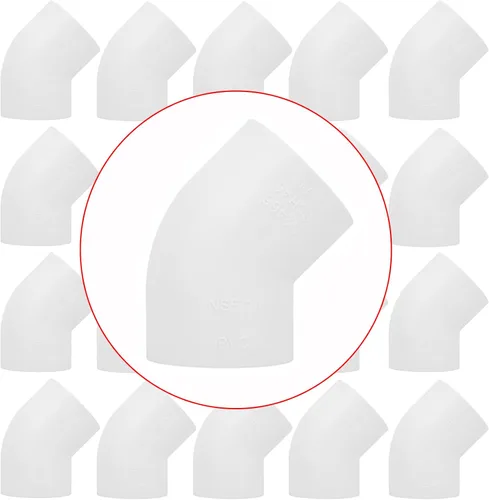 Vista 36 de Paquete de 12 accesorios de PVC de 3 vías de 1 pulgada de grado SCH40 para muebles, conector de tubería de PVC de 3 vías para estante de jardín
