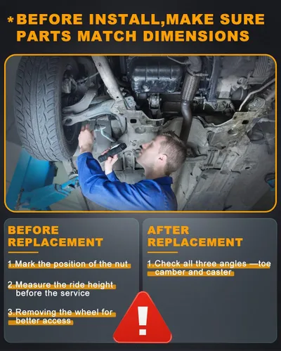 Vista 7 de Juego de 10 piezas de suspensión brazo de control inferior con rótula barra estabilizadora de repuesto para 2004-2009 para Mazda 3 2006-2015