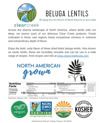 Vista 5 de Lentejas rojas cultivadas en el Pacífico Norte, bolsa resellable de 4 libras, sin OGM, kosher, vegano