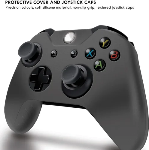 Vista 5 de dreamGEAR Kit de jugador 8 en 1 para XBOXONE Incluye base de carga USB Auriculares para juegos Cubiertas protectoras y (2) baterías recargables