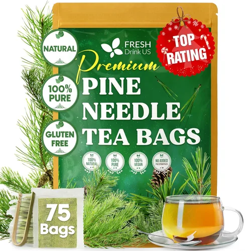 Vista 218 de FreshDrinkUS, 135 bolsas de té de jengibre y cúrcuma premium, ingredientes 100% naturales, mezcla hecha a mano de té de hierbas de cúrcuma