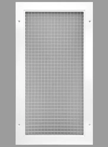 Vista 11 de HVAC Premium Rejilla de aire de retorno Eggcrate con núcleo cúbico de 6 x 6 pulgadas, aluminio a prueba de óxido, cubierta de conducto