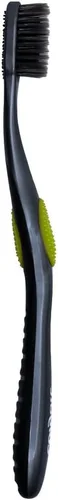 Vista 4 de Colgate Cepillo de dientes con infusión de carbón 360, cerdas de punta de hilo dental, suave (los colores varían), paquete de 6
